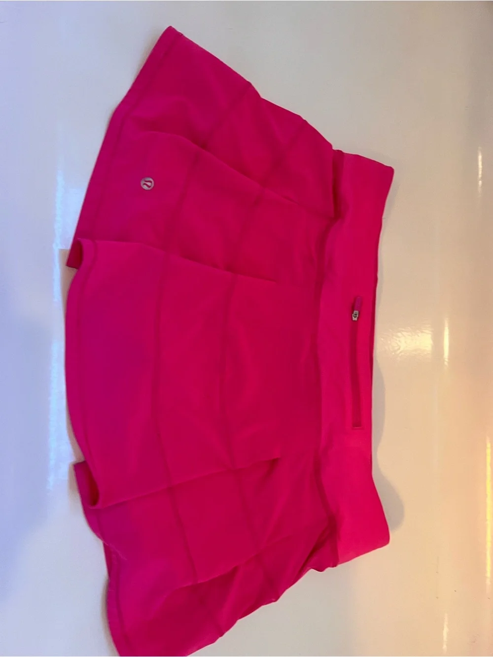 lululemon athletica Bright Pink Tiered Athletic Skirt